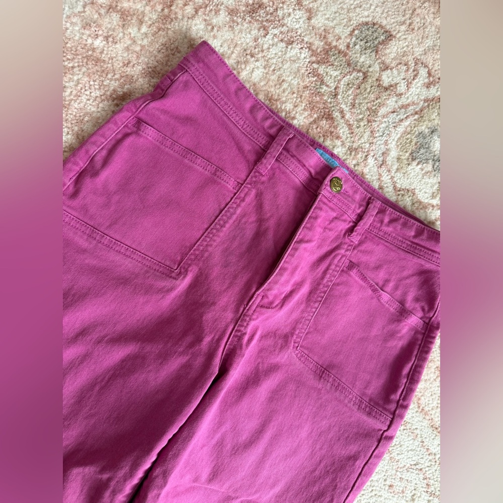 Draper James Pink Demin Ankle Crop - Picture 4 of 4